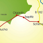 Leipzig-Elbe-Radroute, Abschnitt Dahlen - Schirmenitz/Elbe