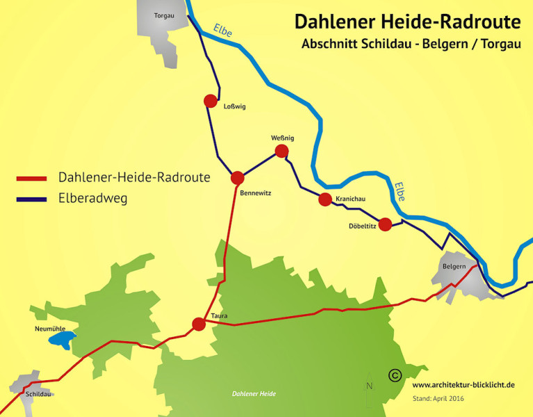 Die Dahlener-Heide-Radroute › Artikel & Berichte, Dahlener-Heide