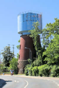 Wasserturm des Bahnbetriebswerks West in Abtnaundorf