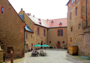 Hof der Burg Kriebstein