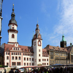 Altes und Neues Rathaus in Chemnitz