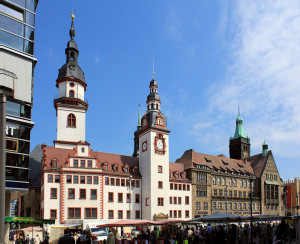 Altes und Neues Rathaus in Chemnitz