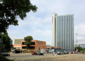 Stadthalle Chemnitz und Mercure Hotel