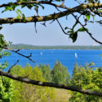 Cospudener See - Blick von Aussichtsturm auf der Bistumshöhe
