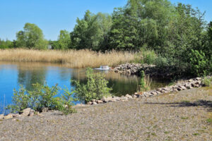 Cospudener See - Flutungsstelle an der Südspitze