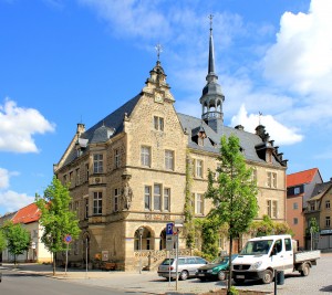 Das Rathaus in Lützen