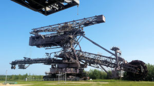 Stadt aus Eisen - Baggerstadt Ferropolis am Gremminer See