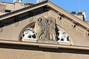 Stadthalle Görlitz, Giebeldetail