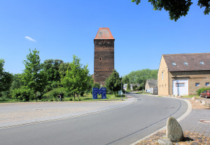 Ehem. Wartturm an der Mulde in Gruna