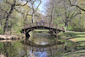 Holzbrücken im Johannapark Leipzig