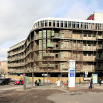 ehem. Konsument-Warenhaus Leipzig, nach Demontage der Aluminmium-Fassade (Februar 2010)