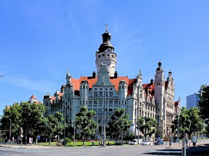 Das Neue Rathaus in Leipzig