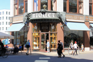 Riquethaus Leipzig, Eingang