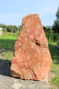 Landschaftskunst am Markkleeberger See - Druck gemacht