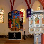 Kanzel und Altar der Kirche Nepperwitz