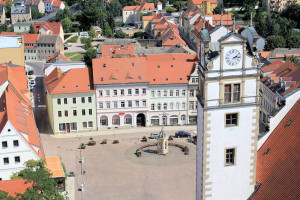 Der Neumarkt in Oschatz