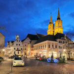 Altmarkt mit St. Aegidienkirche in Oschatz