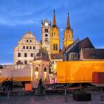 Weihnachtsmarkt auf dem Neumarkt in Oschatz