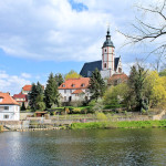 Zwickauer Mulde und Stadtkirche in Penig