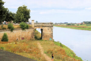 Brückenkopf der alten Elbebrücke Torgau