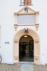 Portal der Lateinschule in Wittenberg