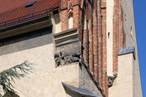 Relief "Judensau" an der Stadtpfarrkirche St. Marien in Wittenberg