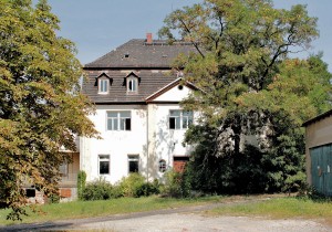 Barockes Herrenhaus in Auligk bei Leipzig (Rittergut Untern Teils, Oberhof)