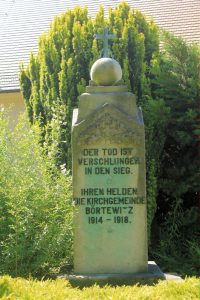 Denkmal für die Gefallenen des 1. Weltkriegs Börtewitz