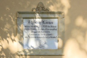 Gedenktafel für Theodor Körner Großzschocher