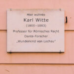 Altstadt, Gedenktafel Karl Witte