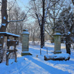 Knauthain, Torpfeiler Schlosspark