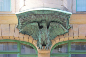 Hauszeichen Adler-Apotheke Leipzig