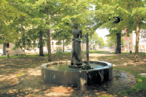 Brunnen „Tänzerin“ in Leipzig