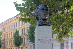Mendelssohn-Büste in Leipzig