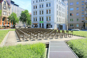 Gedenkort für die Große Gemeindesynagoge in Leipzig