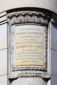 Gedenktafel Bamberger in Leipzig