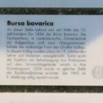 Zentrum, Gedenktafel Bursa Bavaria