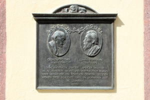 Gedenktafel für Georg Bötticher und Edwin Bormann