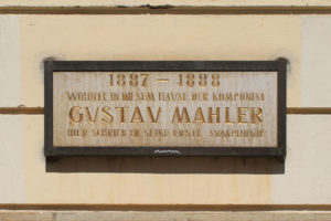 Gedenktafel für Gustav Mahler in Leipzig