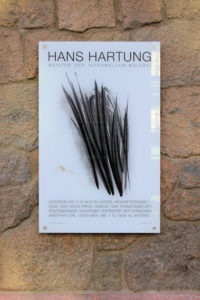 Gedenktafel für Hans Hartung in Leipzig