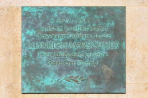 Gedenktafel für Heinrich Marschner in Leipzig