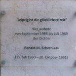 Zentrum, Gedenktafel Ronald M. Schernikau