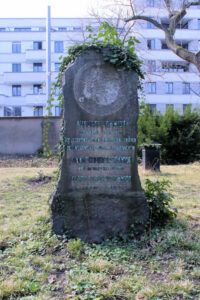 Grabmal für Auguste Schmidt auf dem Alten Johannisfriedhof in Leipzig