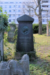 Grabmal für Georg und Amalie Curtius auf dem Alten Johannisfriedhof in Leipzig