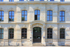 Portal des ehem. Kaiserlichen Paket- und Zeitungspostamtes in Leipzig