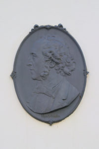 Medaillon für Felix Mendelssohn-Bartholdy in Leipzig