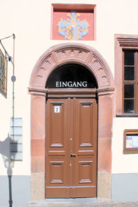 Portal der Alten Nikolaischule in Leipzig