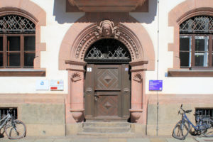 Portale des Predigerhauseses in Leipzig