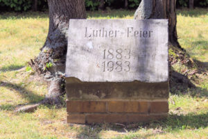Gedenkstein Lutherfeier 1883 Liebertwolkwitz