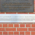 Lindenau, Gedenktafel Johanna Landgraf